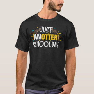 Niedlich Otter Shirt Funny School University Stude