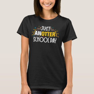 Niedlich Otter Shirt Funny School University Stude