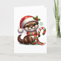 Niedlich Otter Weihnachten