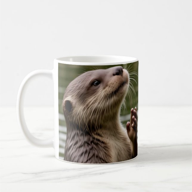 Niedlich Otters Kaffeetasse (Links)