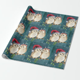 Niedlich Owls Christmas Geschenkpapier