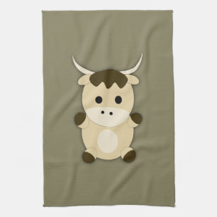 Niedlich Ox Geschirrtuch