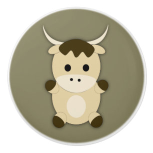 Niedlich Ox Keramikknauf
