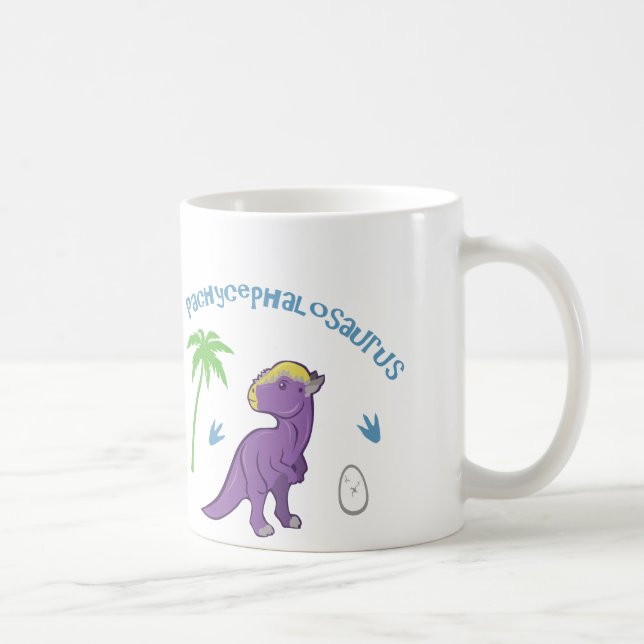 Niedlich Pachycephalosaurus Kaffeetasse (Rechts)