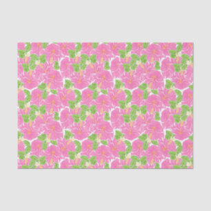 Niedlich Palm Beach Pink Hibiskus Blume Seidenpapier