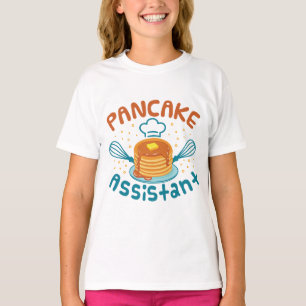 Niedlich Pancake Assistant Pancakes Maker Kids T-Shirt