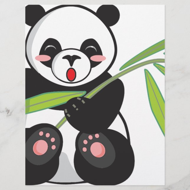 Niedlich Panda (Vorderseite)