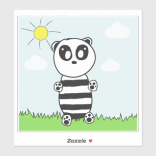 Niedlich Panda Aufkleber