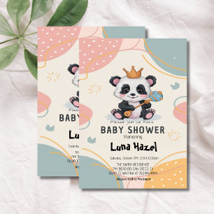 Niedlich Panda Baby Dusche Einladung