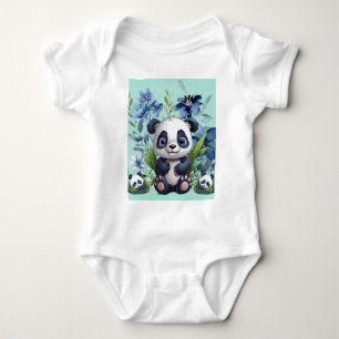 Niedlich Panda Baby Strampler