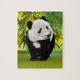 Niedlich Panda Bear Cub Kawaii Tiergeschenk Puzzle