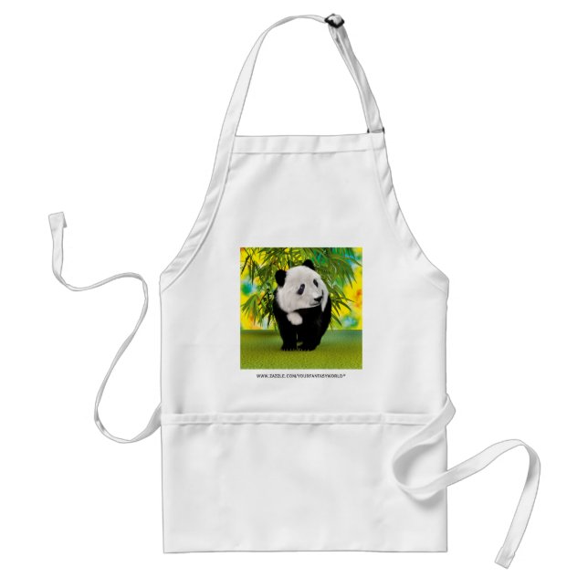 Niedlich Panda Bear Cub Kawaii Tiergeschenk Schürze (Vorne)