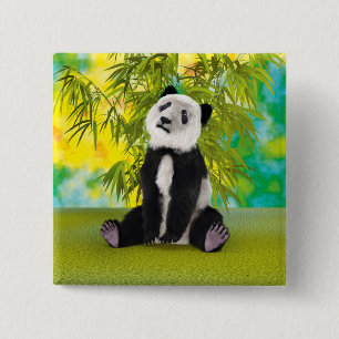 Niedlich Panda Bear Kawaii Animal Lover Perfektes Button