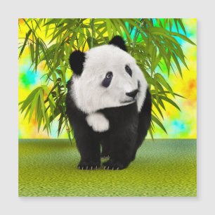 Niedlich Panda Bear Kawaii Animal Lover Perfektes Magnetkarte