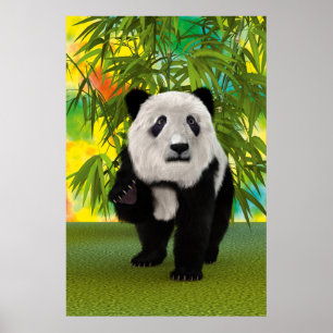 Niedlich Panda Bear Kawaii Animal Lover Perfektes Poster