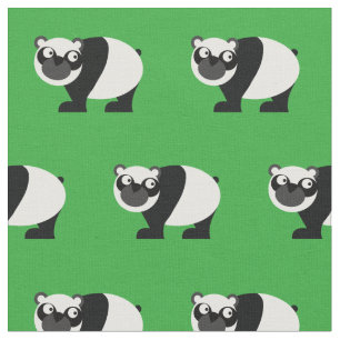 Niedlich Panda Bear Kid Baby Kinderzimmer Green Stoff