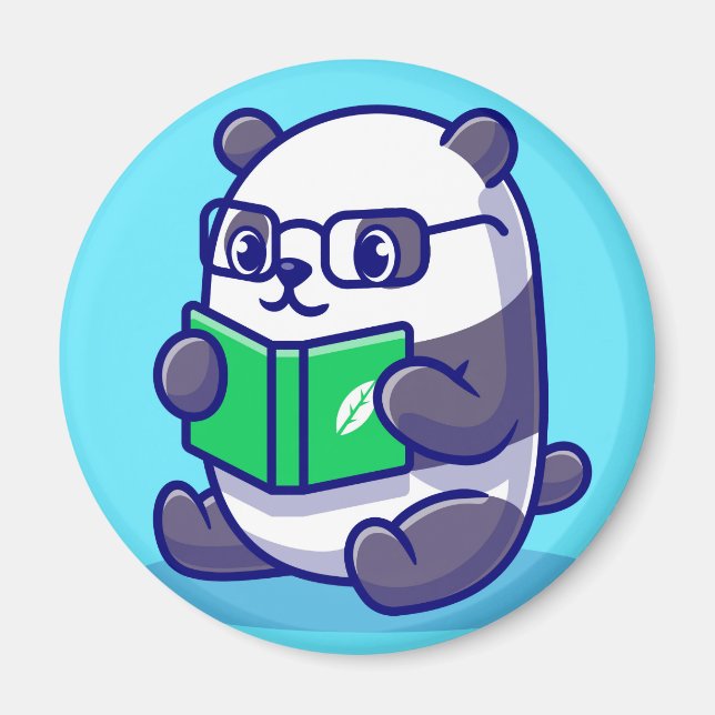 Niedlich Panda Bear Magnet (Vorne)