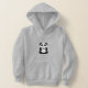 Niedlich Panda Bear Monogram Hoodie (Laydown)