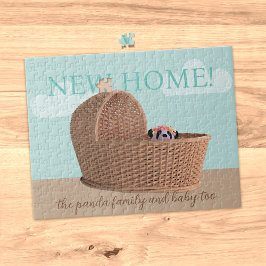 Niedlich Panda Bear New Zuhause Jigsaw Puzzle