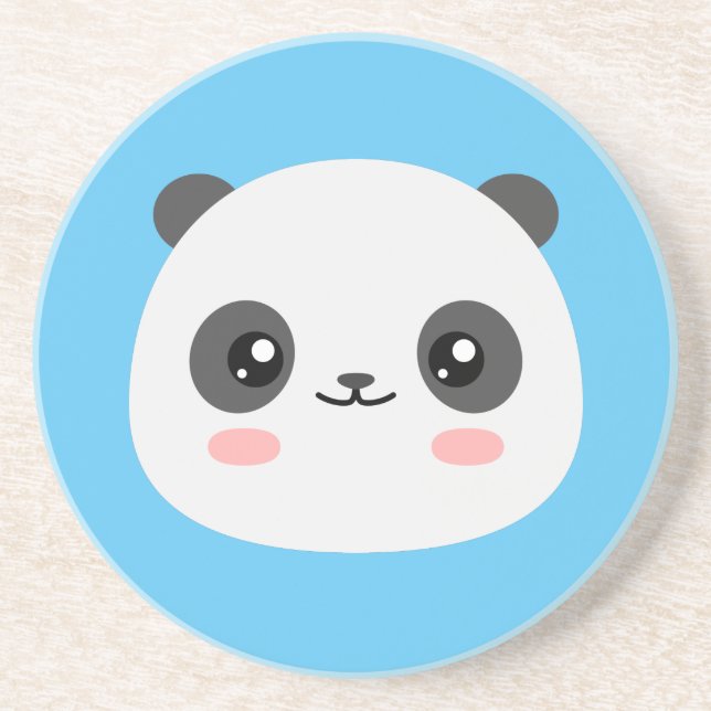 Niedlich Panda Getränkeuntersetzer (Vorne)