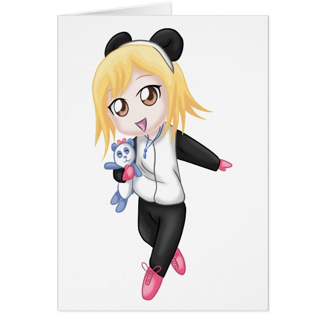 Niedlich Panda Girl (Vorne)
