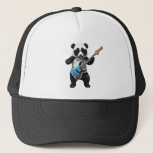 Niedlich Panda Gitarre spielen, Music Panda Liebha Truckerkappe