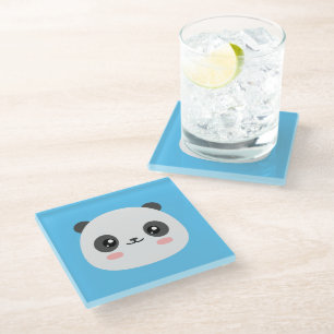 Niedlich Panda Glasuntersetzer