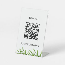 Niedlich Panda Greenery Bamboo Geburtstagsparty Sockelschild