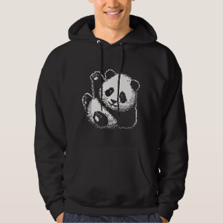 NIEDLICH PANDA GREETING: HI! PANDA HOODIE