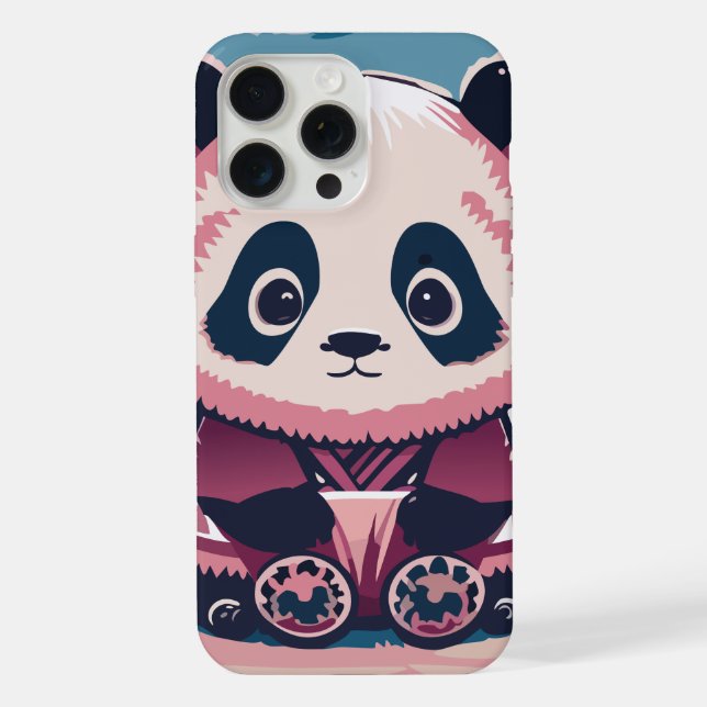 Niedlich Panda iPhone Hülle (Rückseite)