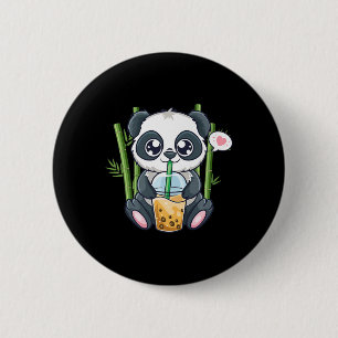 Niedlich Panda Kawaii Anime Otaku Japanische Blase Button