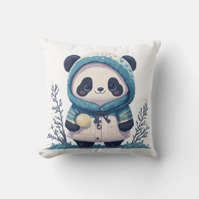 Niedlich Panda Lovers Gift Kissen (Vorderseite)