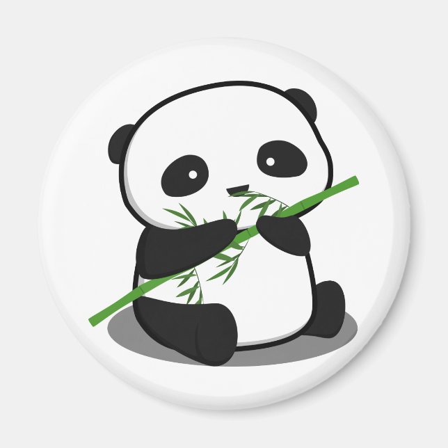 Niedlich Panda Magnet (Vorne)