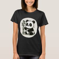 Niedlich Panda mit Bamboo