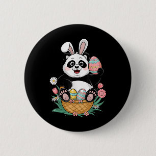 Niedlich Panda Ostermänner Frauen Kinder Panda Lov Button