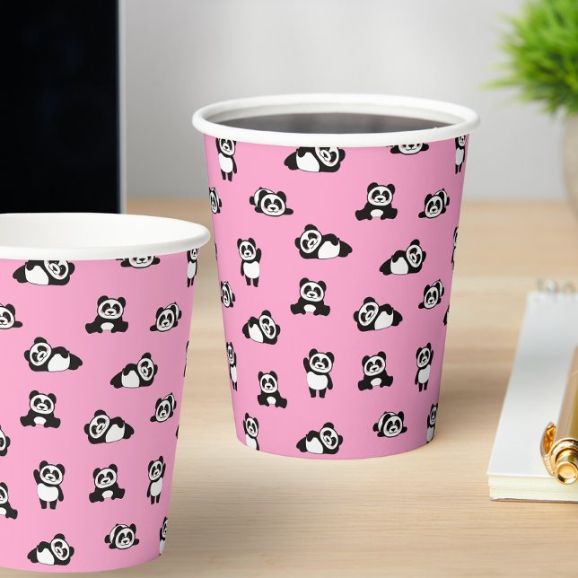 Niedlich Panda Pattern Kids Party Pappbecher (Von Creator hochgeladen)
