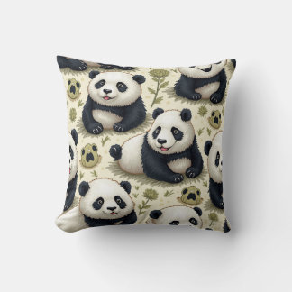 Niedlich Panda Pillow Cushion Kissen