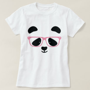 Niedlich Panda Pink T-Shirt