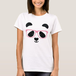 Niedlich Panda Pink T-Shirt