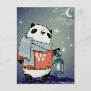 Niedlich Panda Postkarte