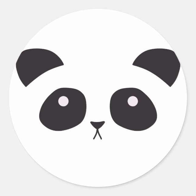 Niedlich Panda Sticker (Vorderseite)