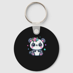 Niedlich Panda Sticker Schlüsselanhänger