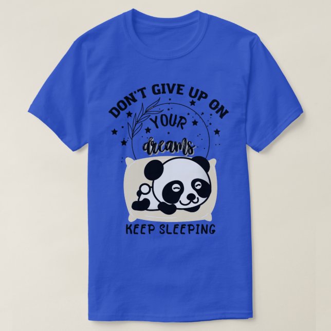 Niedlich Panda T-Shirt (Design vorne)
