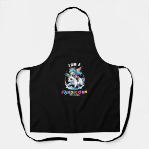 Niedlich Panda Unicorn Ich bin ein Pandicorn Magic Schürze