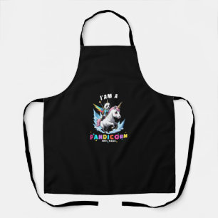 Niedlich Panda Unicorn Ich bin ein Pandicorn Magic Schürze