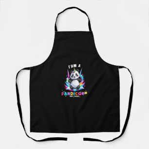 Niedlich Panda Unicorn Ich bin ein Pandicorn Magic Schürze
