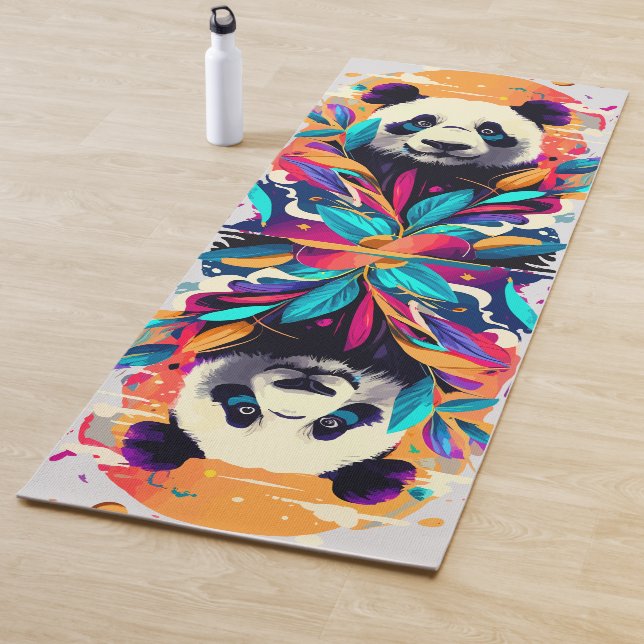 Niedlich Panda Yoga Mat - Panda Bear Yoga Matts Yogamatte (Beispiel)
