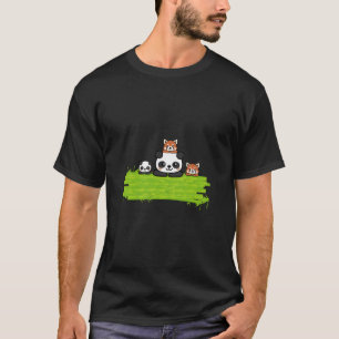 Niedlich Pandamonium Giant Panda T-Shirt
