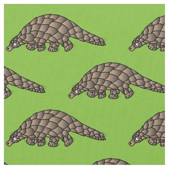 Niedlich Pangolins Kinder Cartoon Stoff (Nahaufnahme)