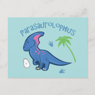 Niedlich Parasaurolophus Postkarte